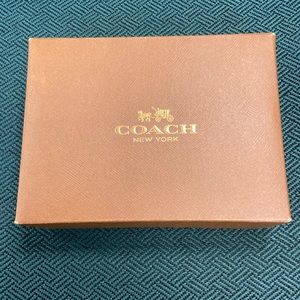 Leather coach wallet
